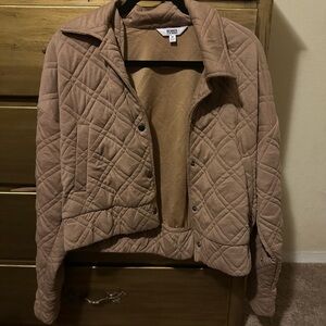H&M Brown Quilted Women's Puffer Jacket